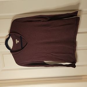 J Jill purple lightweight sweater small